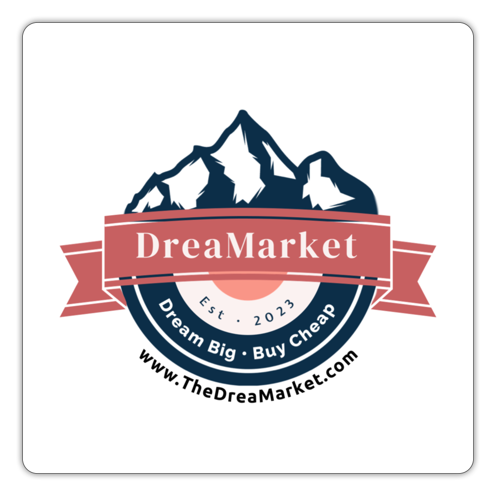 The Dream Market Sticker - white matte