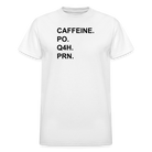 CAFFEINE Ultra Cotton Adult UNISEX T-Shirt - white