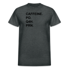 CAFFEINE Ultra Cotton Adult UNISEX T-Shirt - deep heather