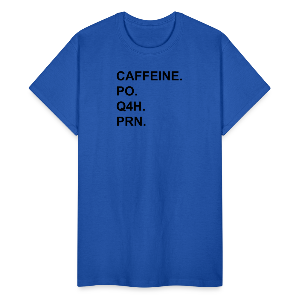 CAFFEINE Ultra Cotton Adult UNISEX T-Shirt - royal blue