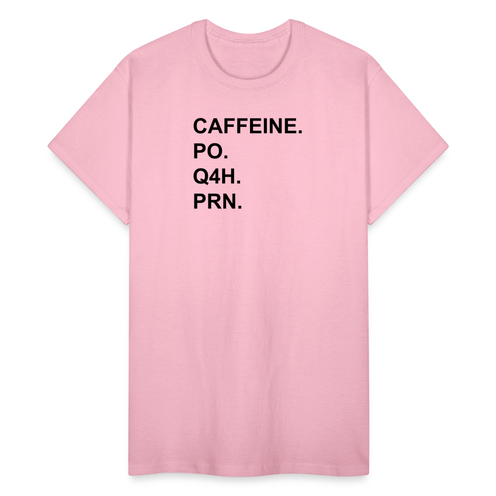 CAFFEINE Ultra Cotton Adult UNISEX T-Shirt - light pink