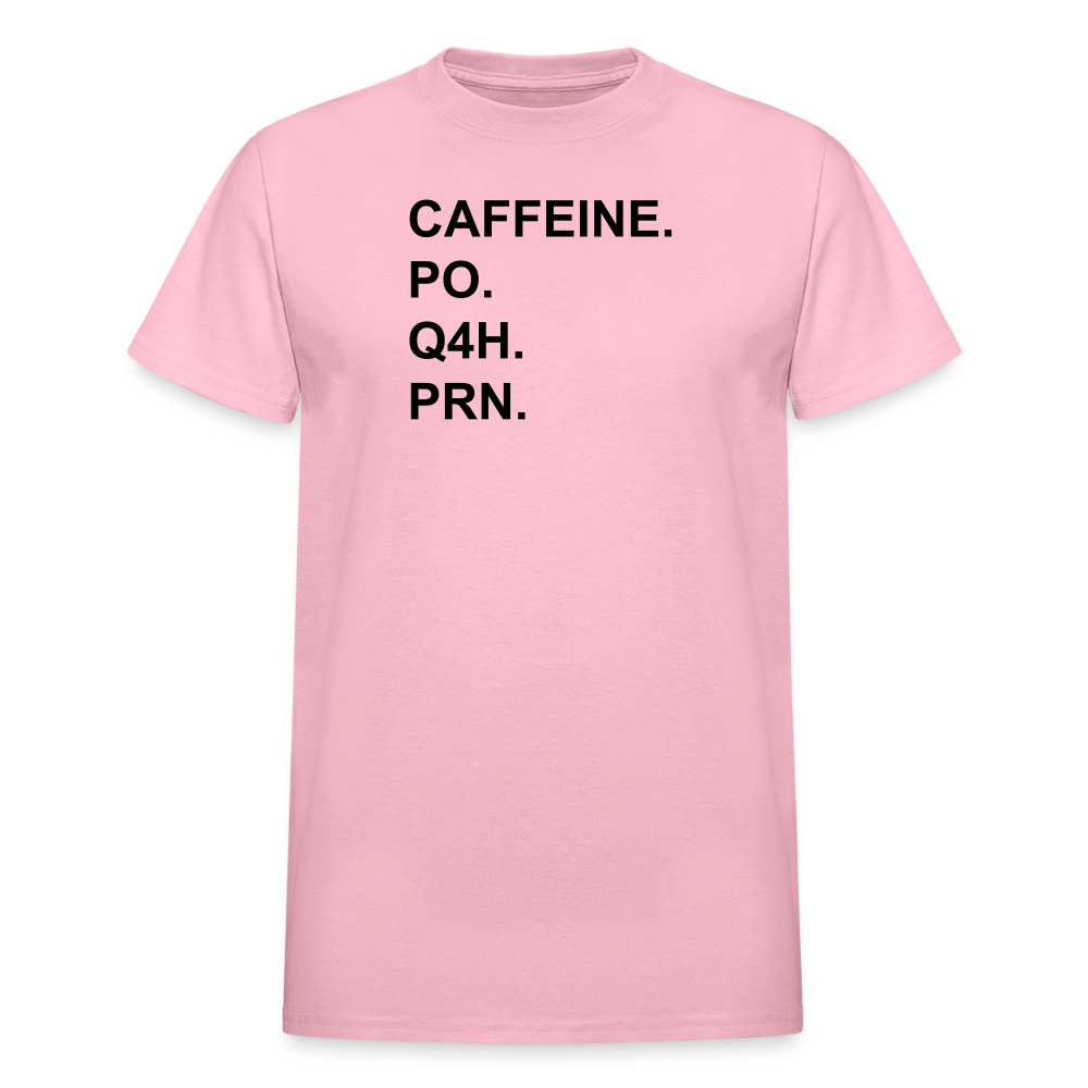 CAFFEINE Ultra Cotton Adult UNISEX T-Shirt - light pink