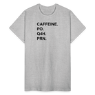 CAFFEINE Ultra Cotton Adult UNISEX T-Shirt - heather gray