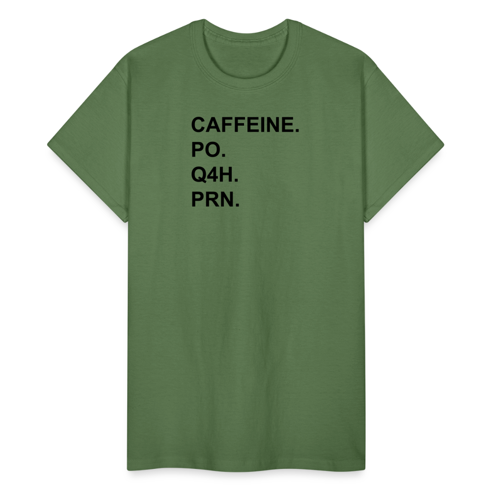 CAFFEINE Ultra Cotton Adult UNISEX T-Shirt - military green