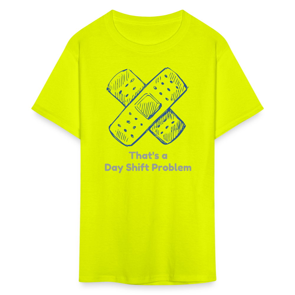 Day Shift Problems Unisex Nurse Classic T-Shirt - safety green