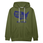 Made in the USA WV Men’s Premium Hoodie - olive green