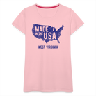Made in the USA WV Women’s Premium T-Shirt - pink