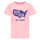 Made in the USA WV Kids' Premium T-Shirt - pink