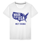 Made in the USA WV Toddler Premium T-Shirt - white