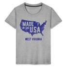 Made in the USA WV Toddler Premium T-Shirt - heather gray