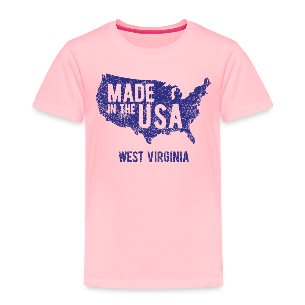 Made in the USA WV Toddler Premium T-Shirt - pink