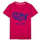 Made in the USA WV Toddler Premium T-Shirt - dark pink