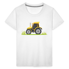 Tractor Toddler Premium T-Shirt - white