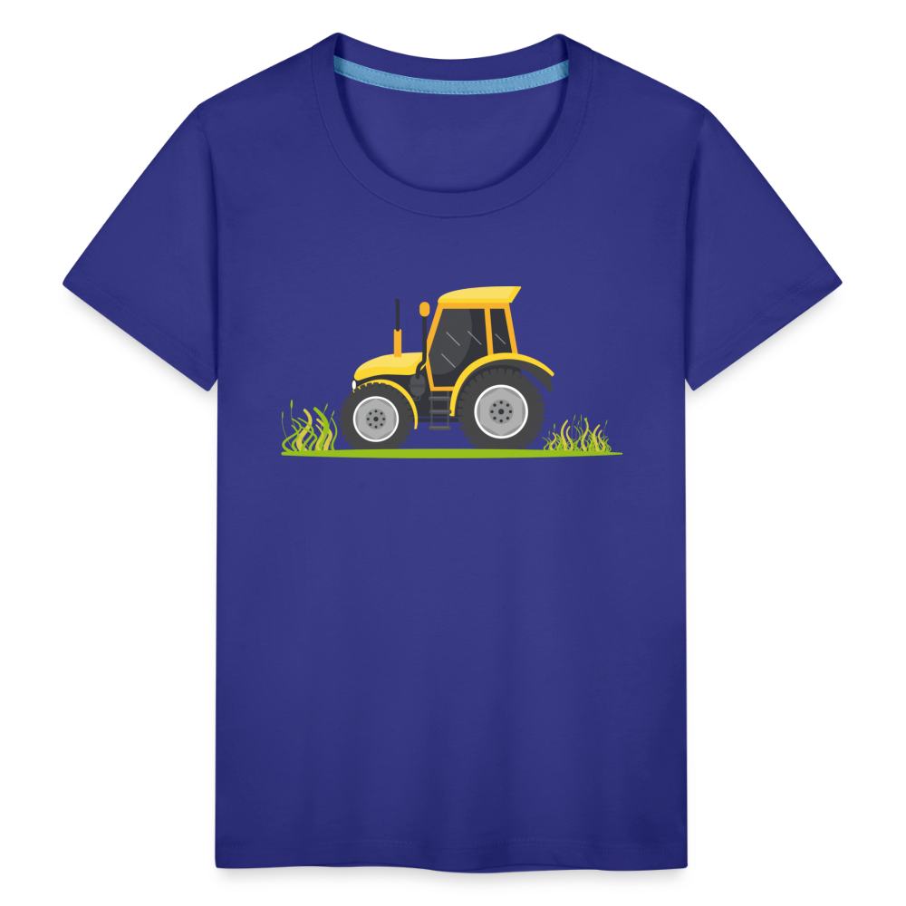 Tractor Toddler Premium T-Shirt - royal blue