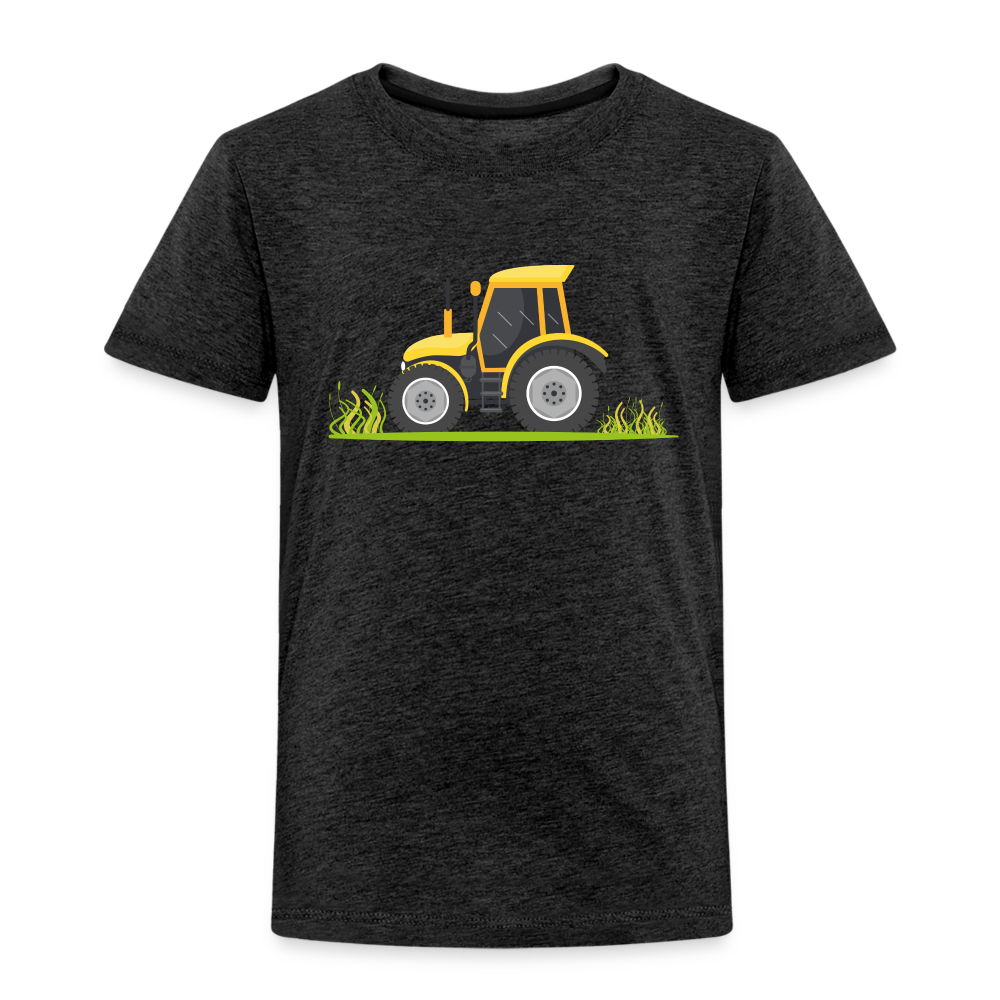 Tractor Toddler Premium T-Shirt - charcoal grey