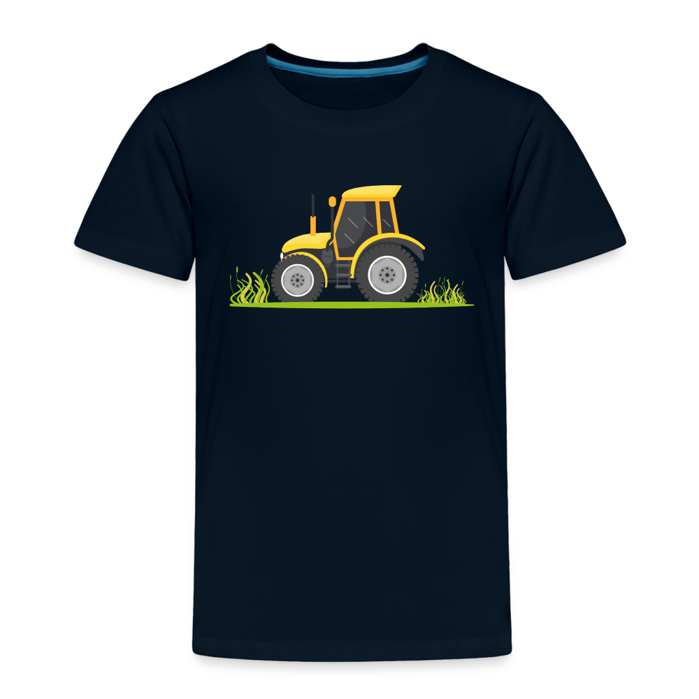 Tractor Toddler Premium T-Shirt - deep navy