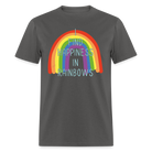 Happiness in Rainbows Classic T-Shirt - charcoal