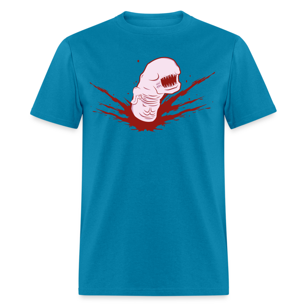 Halloween Alien Unisex Classic T-Shirt - turquoise