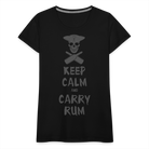 Carry Rum Premium Woman Shirt - black