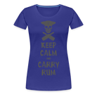 Carry Rum Premium Woman Shirt - royal blue