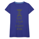 Carry Rum Premium Woman Shirt - royal blue