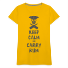 Carry Rum Premium Woman Shirt - sun yellow
