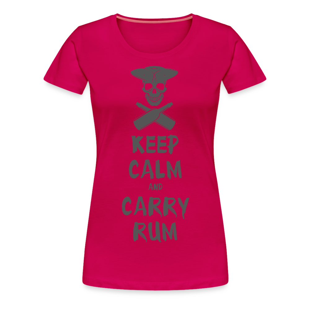 Carry Rum Premium Woman Shirt - dark pink