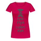 Carry Rum Premium Woman Shirt - dark pink