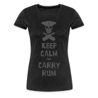 Carry Rum Premium Woman Shirt - charcoal grey