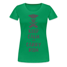 Carry Rum Premium Woman Shirt - kelly green