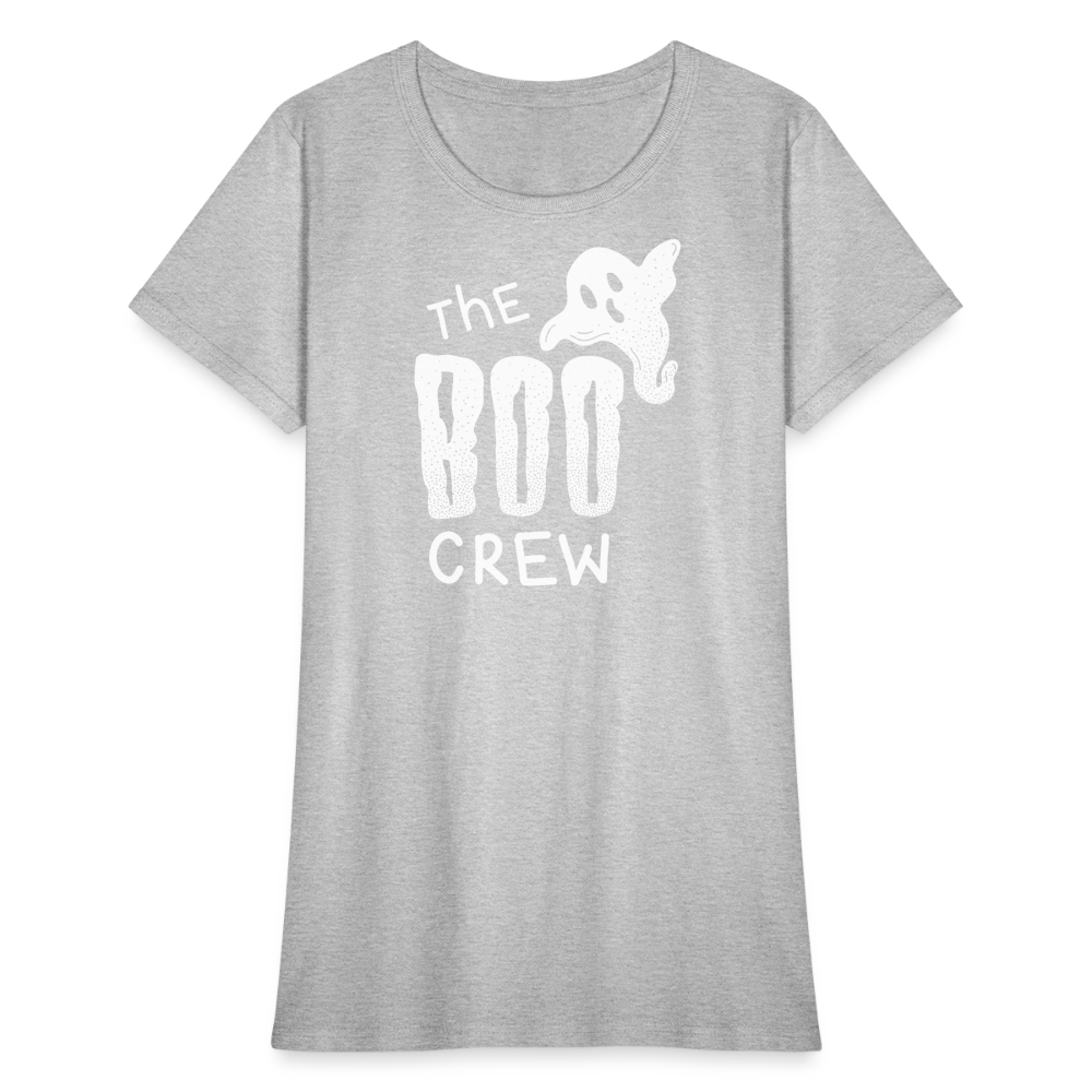 Boo Crew Women's T-Shirt - heather gray