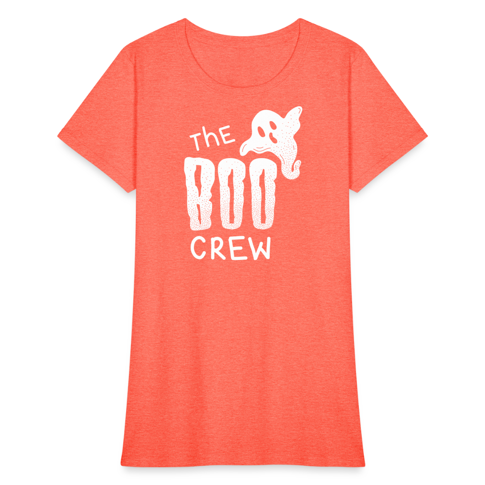 Boo Crew Women's T-Shirt - heather coral