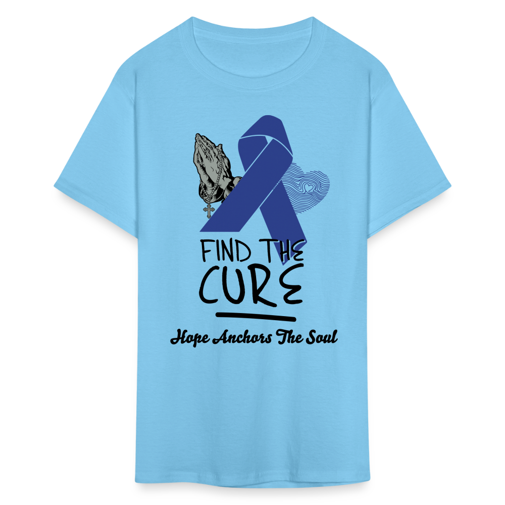 Find the Cure Unisex T-Shirt - aquatic blue