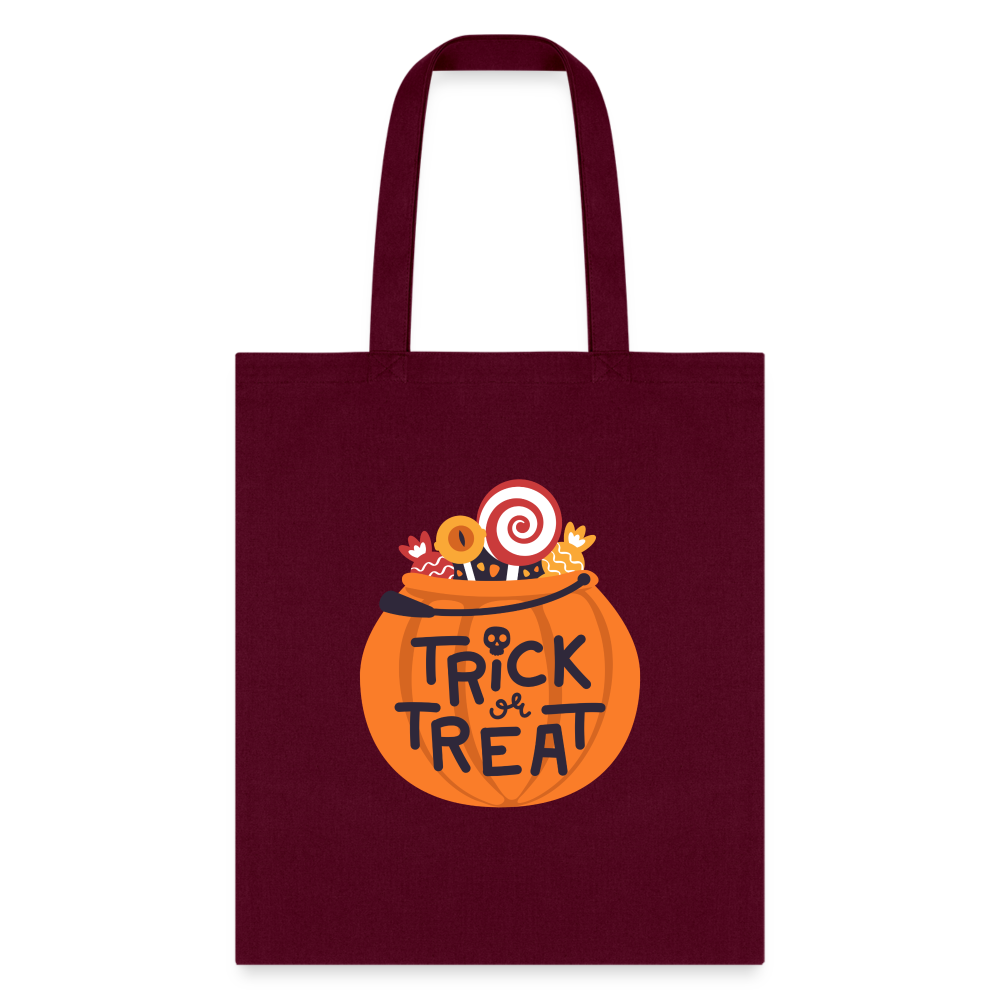 Trick or Treat Kids Halloween Bag - burgundy