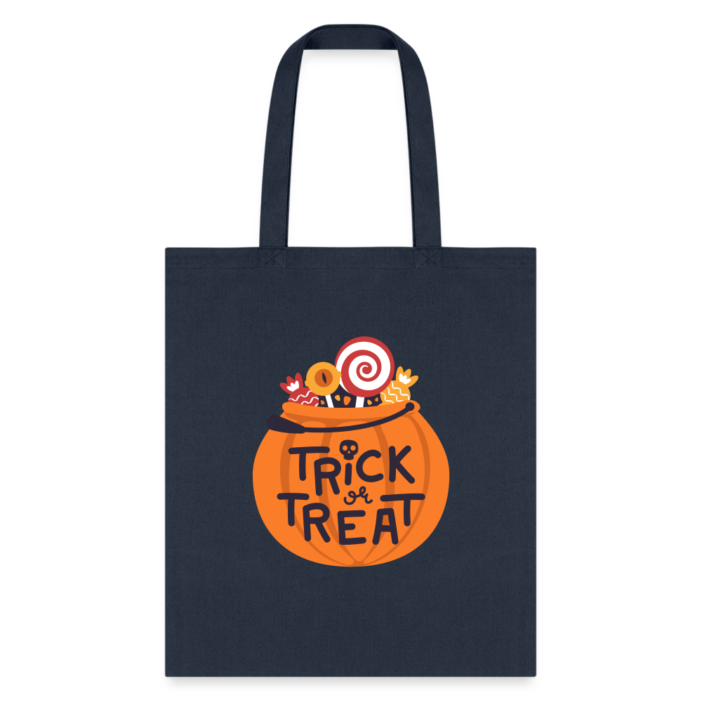 Trick or Treat Kids Halloween Bag - navy