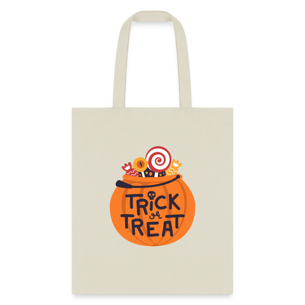 Trick or Treat Kids Halloween Bag - natural