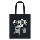 Monster Night Tote Bag - black