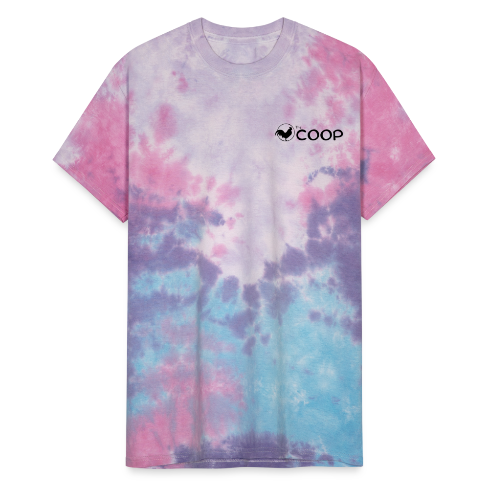 The COOP COWORK Unisex Tie Dye T-Shirt - cotton candy