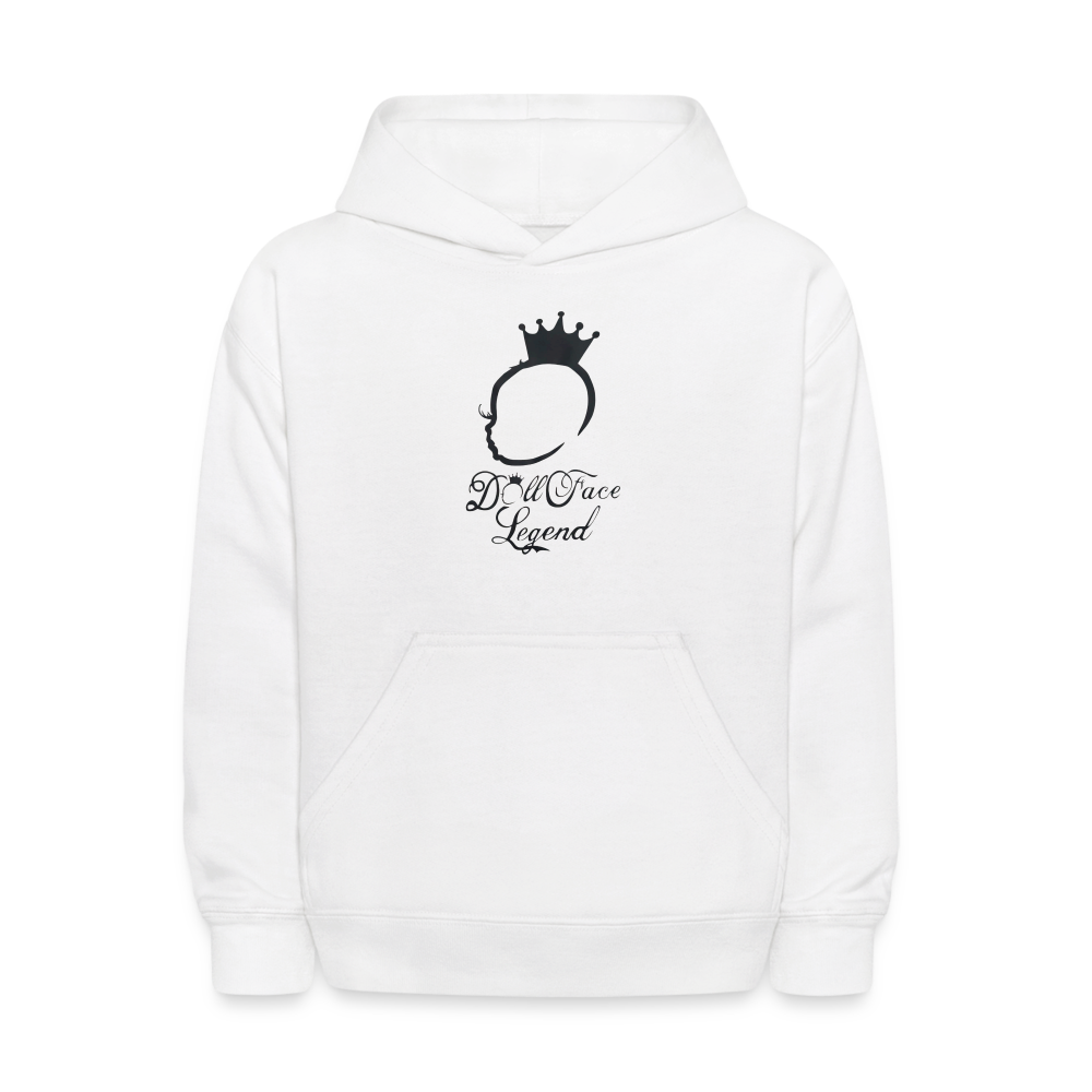 Doll Face Legends Kids' Hoodie - white