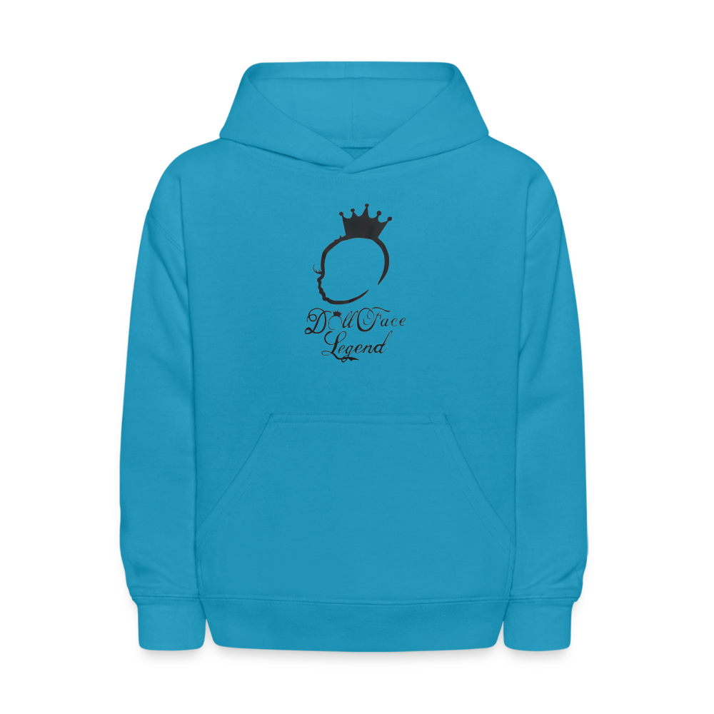 Doll Face Legends Kids' Hoodie - turquoise
